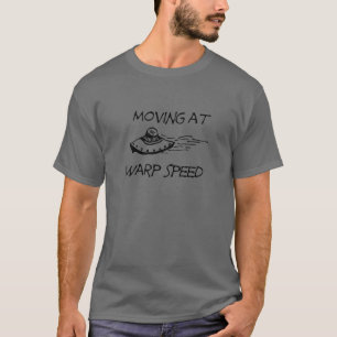 Camiseta Mover-se na velocidade da urdidura