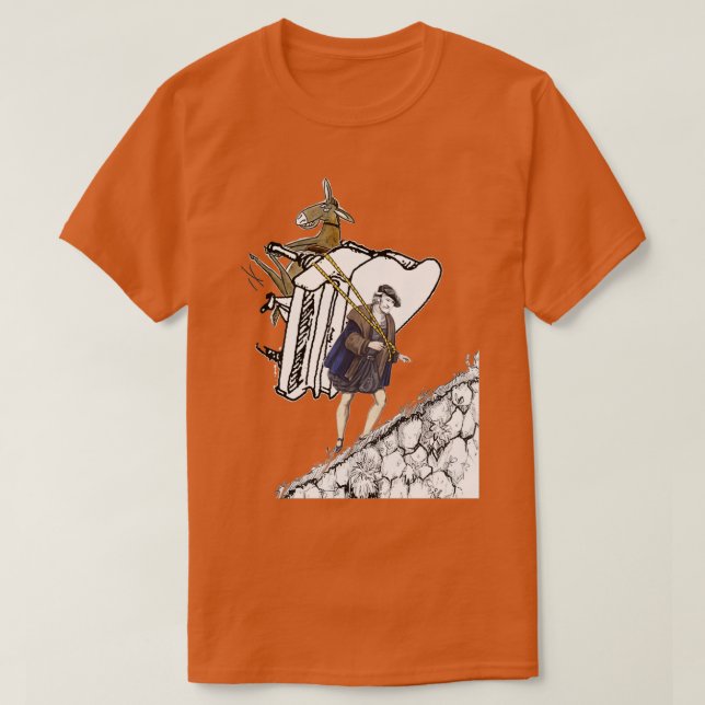 Camiseta Movers de Piano Wagner (Frente do Design)