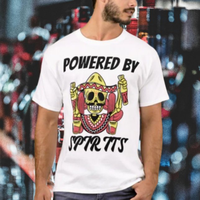 Camiseta Movido a Espíritos Masculino (Criador carregado)