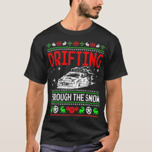 Camiseta Movimentação Da Neve Por Um Lover Que Atravessa A