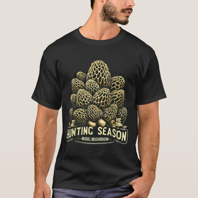 Camiseta Movimentação de Caça Morel Mushroom (Frente)