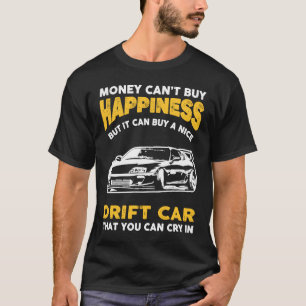 Camiseta Movimentação de Dinheiro de Carro de Drift para o 