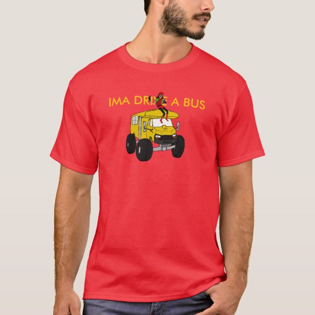 CAMISETA MOVIMENTAÇÃO DE IMA UM ÔNIBUS (Frente)