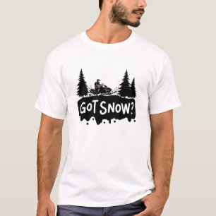 Camiseta Movimentação de neve - Tem neve