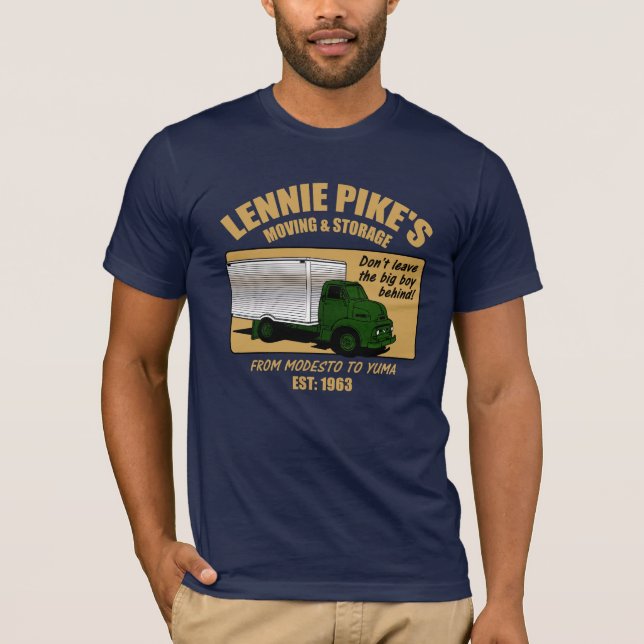 Camiseta Movimentação e armazenamento de Lenny Pike (Frente)