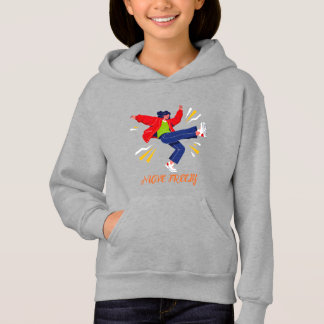 Camiseta Movimento de Dança Energético Gráfico Jovem