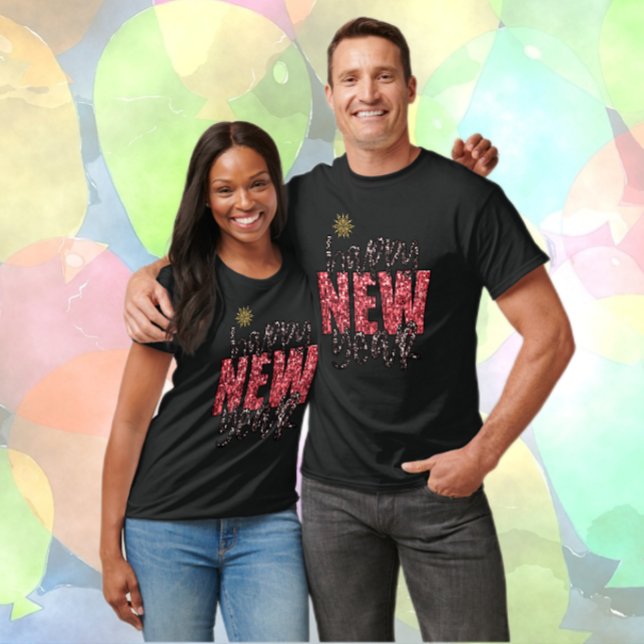 Camiseta Movimento de Espumação de Ano Novo (Criador carregado)