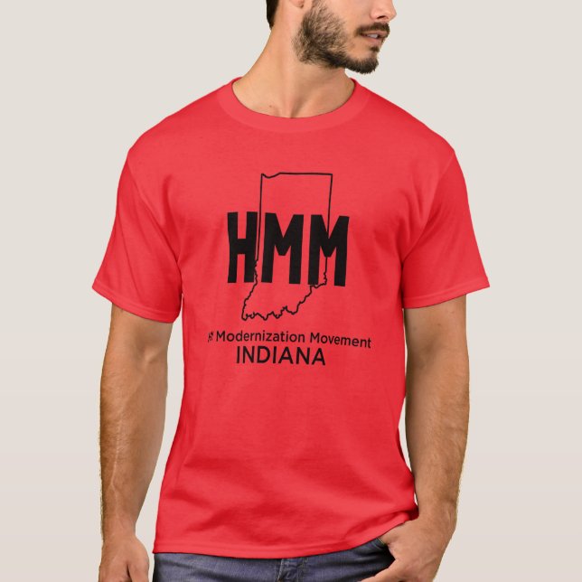 Camiseta Movimento de Modernização do HIV Indiana (Frente)