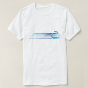 Camiseta Movimento Dinâmico de Curling – Design de Velocida