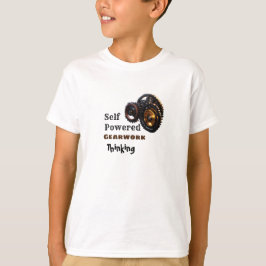 Camiseta Movimento Eterno: Mão Autoalimentada