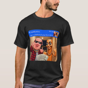 Camiseta Movimento na porta da frente tung sahur john pork 