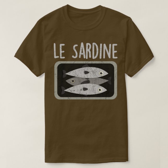 Camiseta Movimento Sardine: Movimento Anti-Salvini pela Paz (Frente do Design)