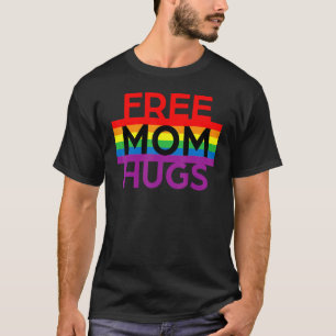 Camiseta Movimento Social do Orgulho Lgbt Abraçado Pela Mãe