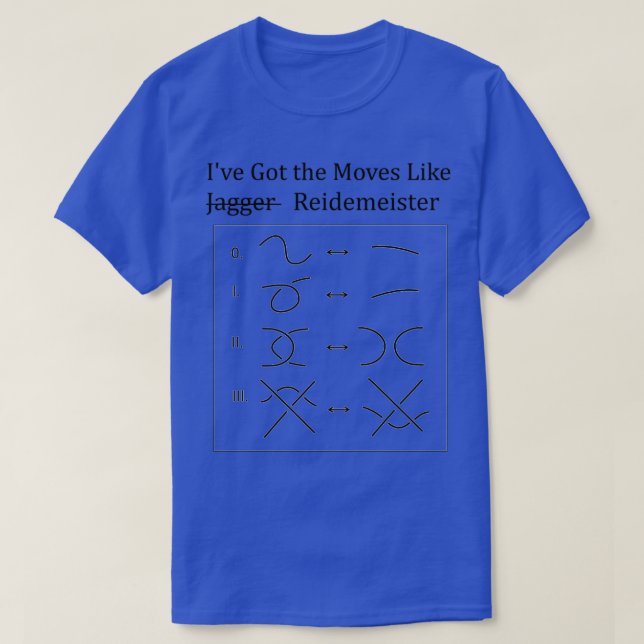 Camiseta Movimentos Como A Teoria Do Nó Reidemeister (Frente do Design)