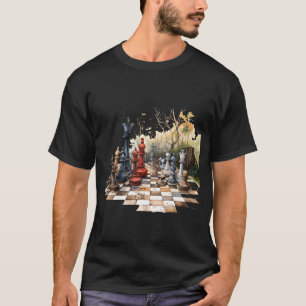 Camiseta Movimentos Estratégicos: Chessboard King Tee