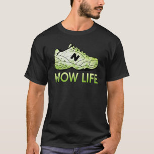 Camiseta Mow Life Grass Cutando A Vida Do Pai