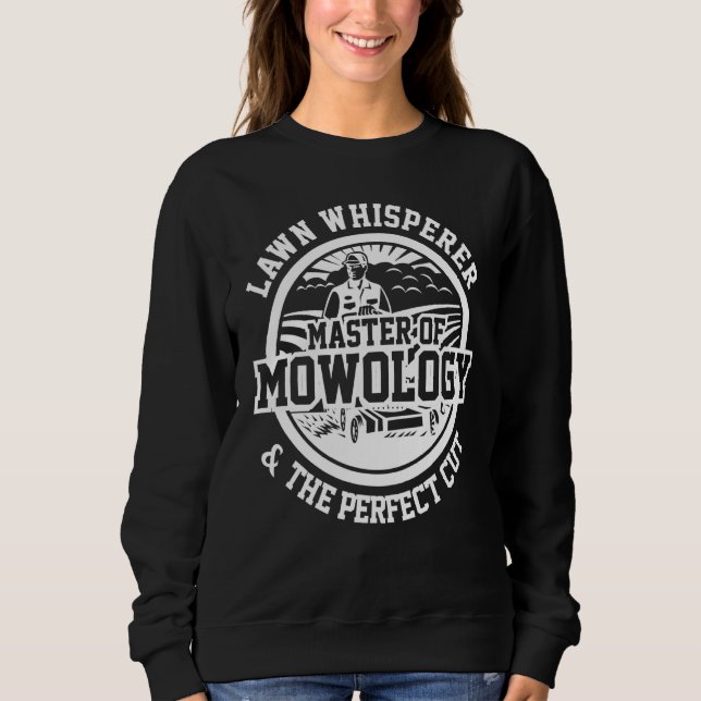 Camiseta Mower Lawn Whisperer Mowology Yard Tract (Frente)