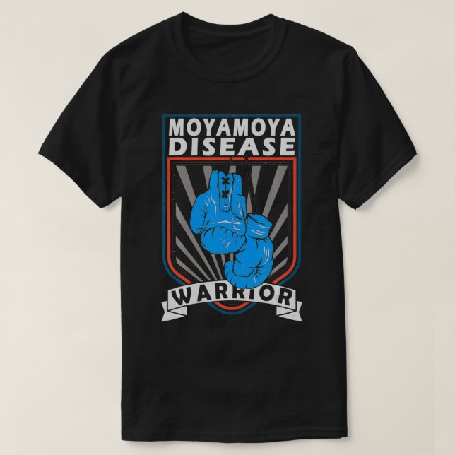 Camiseta Moyamoya disease warrior  (Frente do Design)