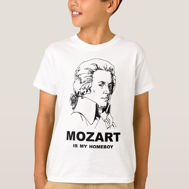 Camiseta Mozart é meu ficar em casa (Frente)