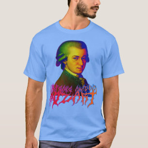 Camiseta Mozart Metal Tie Dye Wolfgang Amadeus Mozart Psych
