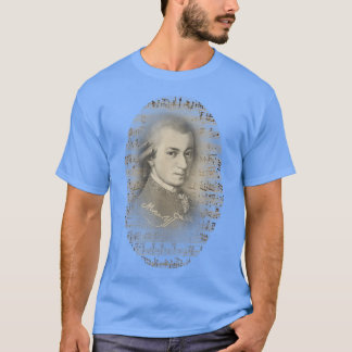 Camiseta Mozart Mozart Retrato Música Clássica Oferta de So