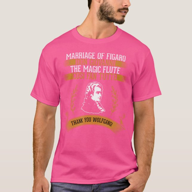 Camiseta Mozart Opera Design (Frente)