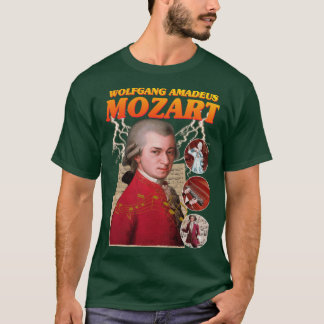 Camiseta MOZART RAPEE ao Compositor Banda de Música menino