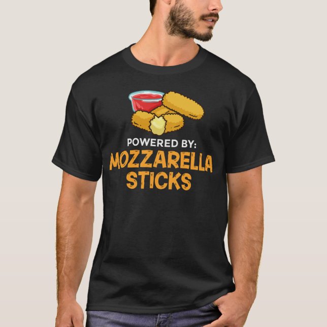Camiseta Mozzarella Põe Pão com queijo presente (Frente)
