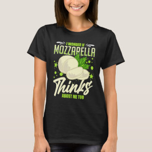 Camiseta Mozzarella Queijo Recebe Búfalo Italiano Fresco