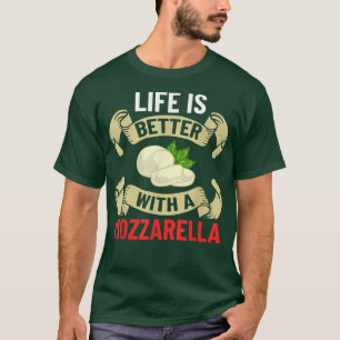 Camiseta Mozzarella Queijo Recebe Buffalo Italiano Fresco 2