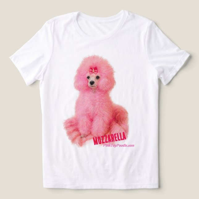 Camiseta MozzarellaThePoodle, Poodle Shirt (Design frontal)