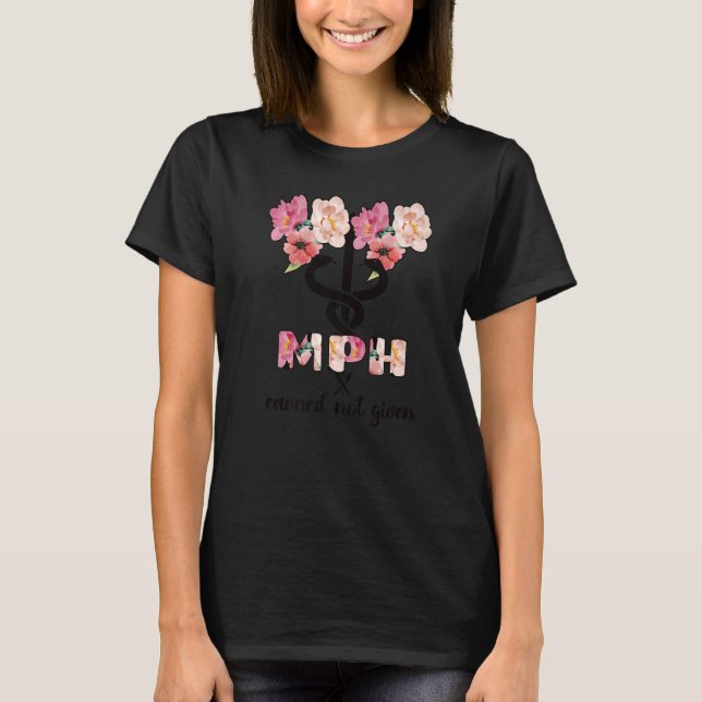 Camiseta Mph Caduceus - Graduação em Saúde Pública (Frente)