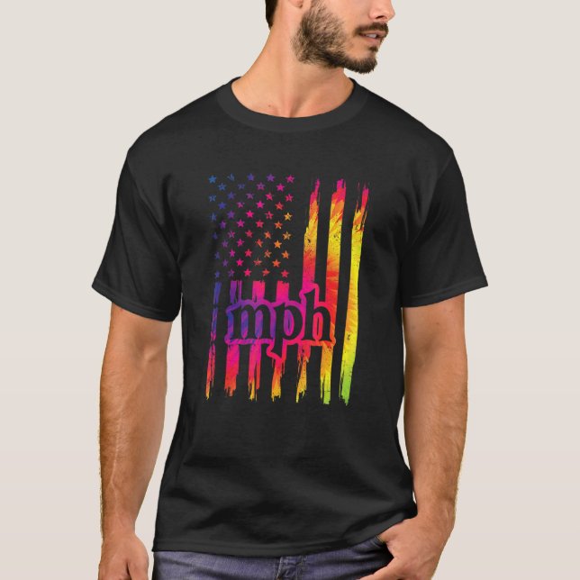 Camiseta Mph Us Flag Public Health Graduation Master's Degr (Frente)