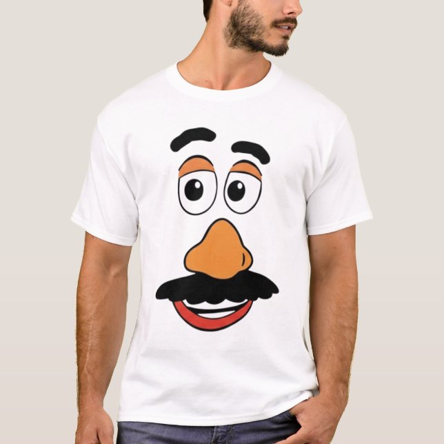 Camiseta Mr Potato Funny Cartoon Face  (Frente)