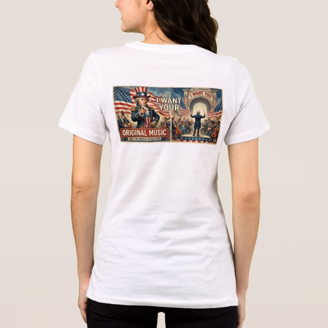 Camiseta MrBeats como Tio Sam (Verso)