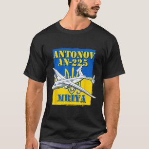 Camiseta Mriya Antonov An-225 Ucrânia Aeronave Ucraniana Av