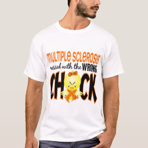 Camiseta MS da esclerose múltipla sujado com o pintinho