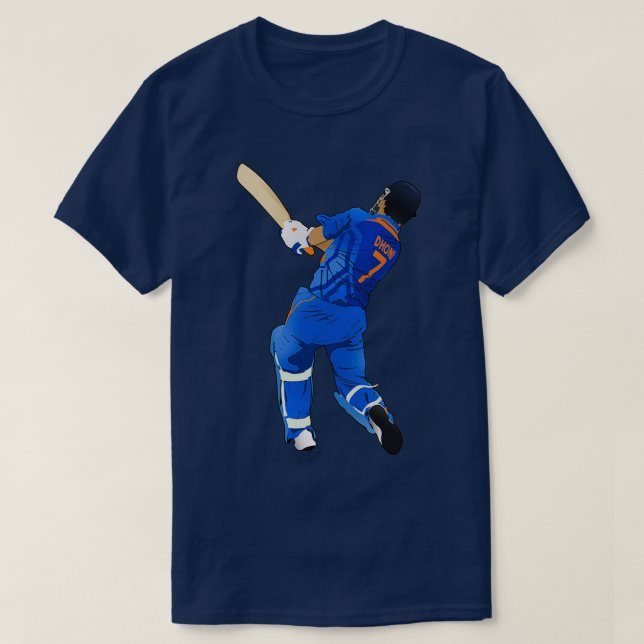 Camiseta MS Dhoni (Frente do Design)