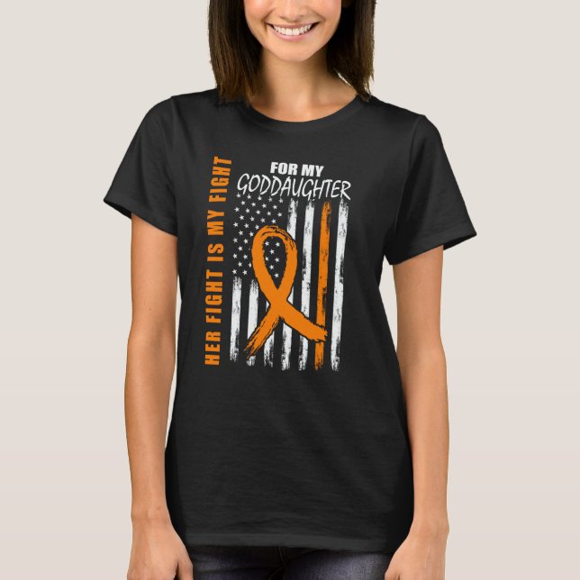 Camiseta MS Her Fight Is My Fight Goddaughter Multiple Scle (Frente)