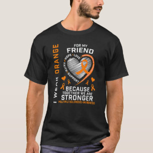 Camiseta MS I Veste Laranja Para Minha Amiga Esclerose Múlt