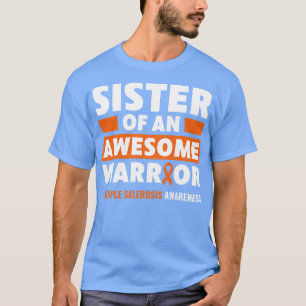 Camiseta MS Múltipla Esclerose Sensibilização Irmã de um Gu