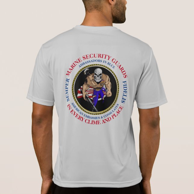 CAMISETA MSG AMBASSADOR EM AZUL (Verso)