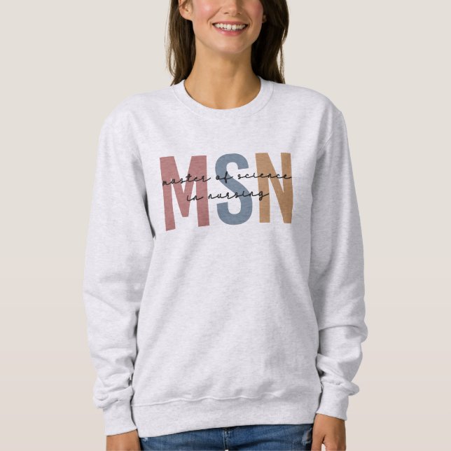 Camiseta MSN Master of Science in Nursing Graduation (Frente)