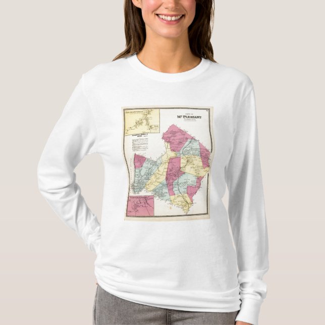 Camiseta Mt agradável, cidade (Frente)
