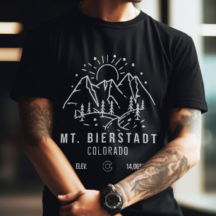 Camiseta Mt Bierstadt Colorado 14ers Minimalista
