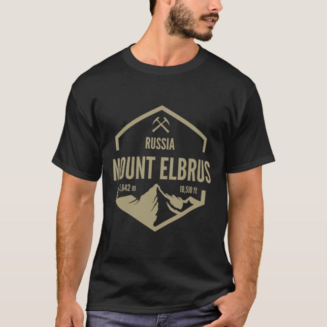 Camiseta Mt. Elbrus Mountain Travel  (Frente)