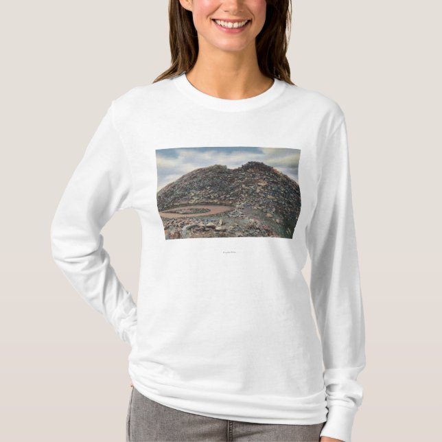 Camiseta Mt. Evans, cimeira ViewMt de Colorado. Evans, CO (Frente)