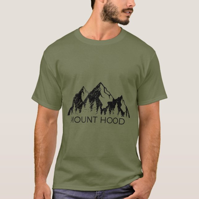 Camiseta Mt    HoodMount Hood National Forest Oregon Gift (Frente)