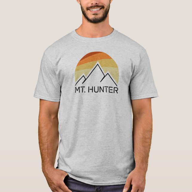 Camiseta Mt. Hunter Alaska Retro (Frente)