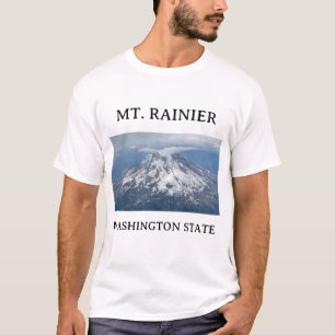 Camiseta MT. Rainier Aerial Foto Stratus Cloud 2